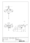 LIXIL(リクシル) LF-412-G 商品図面 太陽熱温水器用混合水栓 商品図面1