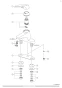 LIXIL(リクシル) LF-B350SHK 取扱説明書 商品図面 施工説明書 分解図 シングルレバー混合水栓 泡沫式 湯側開度規制付 分解図1