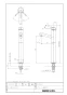 LIXIL(リクシル) LF-E02H-1 商品図面 シングルレバー単水栓 商品図面1