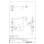 LIXIL(リクシル) LF-L14NF-13 商品図面 分解図 台付自在水栓（泡沫式・湯用） 商品図面1