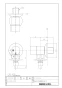 LF-WJ50KQA 取扱説明書 商品図面 分解図 緊急止水弁付洗濯機用単水栓（逆止弁付） 商品図面1