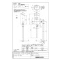LIXIL(リクシル) OKC-AT7114SCWA 取扱説明書 商品図面 施工説明書 オートフラッシュＣ　センサー一体形　シャワートイレ自動洗浄対応（床給水形） 商品図面1