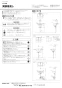 LIXIL(リクシル) S-107 BW1+T-52+LF-102+TF-52+KF-1 商品図面 施工説明書 角形実験用流しセット 施工説明書1