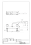 LIXIL(リクシル) SF-130DC(260)-G 商品図面 分解図 キッチン用2ハンドル混合水栓 商品図面1
