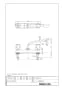 LIXIL(リクシル) SF-130DC-G-U 商品図面 分解図 キッチン用2ハンドル混合水栓 商品図面1