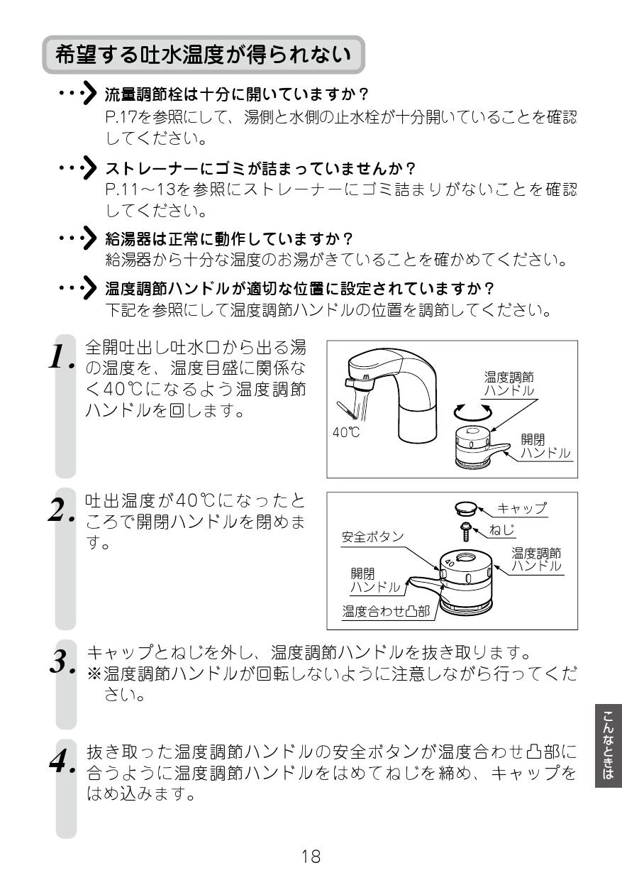 SF-805T ホース収納式サーモスタット付洗髪シャワー混合水栓