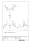 LIXIL(リクシル) SF-K212F-13-U 商品図面 分解図 ２ハンドル混合水栓（泡沫式）（固定コマ式） 商品図面1