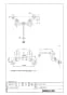 LIXIL(リクシル) SF-K216F-13-U 商品図面 分解図 ２ハンドル混合水栓（泡沫式）（固定コマ式） 商品図面1