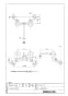LIXIL(リクシル) SF-K216F-13 商品図面 分解図 ２ハンドル混合水栓（泡沫式） 商品図面1