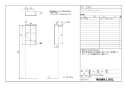 LIXIL(リクシル) TSF-106U WA 取扱説明書 商品図面 施工説明書 サイドミドルキャビネット 商品図面1