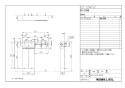 LIXIL(リクシル) TSF-110WEU2 WA 取扱説明書 商品図面 施工説明書 壁付収納棚（紙巻器付き） 商品図面1