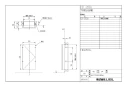 LIXIL(リクシル) TSF-203U WA 取扱説明書 商品図面 施工説明書 下部収納棚 商品図面1