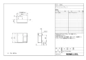 LIXIL(リクシル) TSF-304L WA 取扱説明書 商品図面 施工説明書 カラクリキャビネット 商品図面1