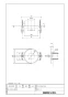 LIXIL(リクシル) UF-13AWP(VU) 商品図面 施工説明書 小便器用金具 壁フランジ(VU40用) 商品図面1