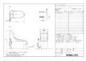 LIXIL(リクシル) YBC-CH10H BW1+DT-CH186AH BW1 取扱説明書 施工説明書 分解図 プレアスHSタイプ リトイレ(18モデル) 分解図1