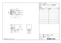 LIXIL(リクシル) YBC-CL10PM BW1 商品図面 施工説明書 分解図 プレアスLSタイプ 床上排水 便器部 商品図面1