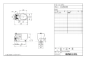 LIXIL(リクシル) YBC-CL10PU BW1+DT-CL114AU BW1 取扱説明書 商品図面 施工説明書 分解図 プレアスLSタイプ 床上排水（22モデル） 商品図面1