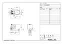 LIXIL(リクシル) YBC-CL10PU+DT-CL115AU プレアスLSタイプ 床上排水 取扱説明書 商品図面 施工説明書 分解図 プレアスLSタイプ 床上排水 商品図面1