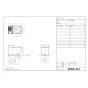 LIXIL(リクシル) YBC-G30H BW1+DV-G315H BW1 商品図面 施工説明書 サティスＧタイプリトイレ 商品図面1