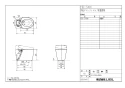 LIXIL(リクシル) YBC-S40H BW1+DV-S816H BW1 取扱説明書 施工説明書 分解図 サティスSタイプリトイレ 分解図1