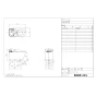 LIXIL(リクシル) YBC-X10H BW1 商品図面 施工説明書 サティスXタイプ リトイレ 便器のみ 商品図面1