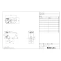 LIXIL(リクシル) YBC-X10P BW1 商品図面 施工説明書 サティスXタイプ 床上排水 便器のみ 商品図面1
