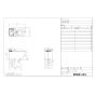 LIXIL(リクシル) YBC-X10S BW1 商品図面 施工説明書 サティスXタイプ 床排水 便器のみ 商品図面1