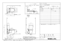 LIXIL(リクシル) YBC-ZA10AH BW1+DT-ZA150AH BW1+CW-EA21QC BW1 取扱説明書 商品図面 施工説明書 アメージュZ便器(フチレス)リトイレ+パッソ 商品図面1