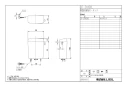 LIXIL(リクシル) YBC-ZA10S BW1+DT-ZA150E BW1 取扱説明書 商品図面 施工説明書 分解図 アメージュＺ便器(フチレス) 商品図面1