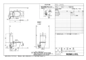 LIXIL(リクシル) YBC-ZA10S BW1+YDT-ZA180E BW1+CW-EA24 BW1 取扱説明書 商品図面 施工説明書 アメージュZ便器(フチレス)床排水+パッソ 商品図面1