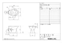 LIXIL(リクシル) YC-P13P BW1 商品図面 一般洋風便器 商品図面1