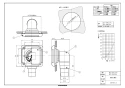 マックス ES-50KLB4 取扱説明書 商品図面 角型給気グリル エルボ茶 商品図面1