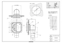 マックス FG-50KLWF3-FN 取扱説明書 商品図面 副吸込グリル エルボ φ50用 不燃タイプ 商品図面1