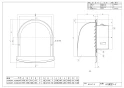 マックス VC100UVAP-FD 商品図面 換気口 VCシリーズ(深型・防火ﾀﾞﾝﾊﾟｰ付) 商品図面1