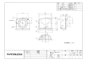 マックス VCK150UAPシャイングレー 商品図面 換気口 VCKシリーズ(深型) 商品図面1