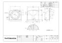 マックス VCK150UAPシャイングレー 商品図面 換気口 VCKシリーズ(深型) 商品図面4
