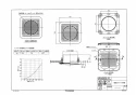 FG-100KSWF 商品図面 施工説明書 副吸込グリル エルボ φ100用 商品図面1