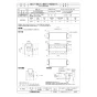 三菱電機 AH-8010SA 取扱説明書 施工説明書 納入仕様図 エアー搬送ファン 標準タイプ（長到達タイプ） 納入仕様図1