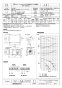 三菱電機 BFS-120TUG2 取扱説明書 施工説明書 納入仕様図 ストレートシロッコファン 天吊埋込タイプ消音形 三相 納入仕様図1