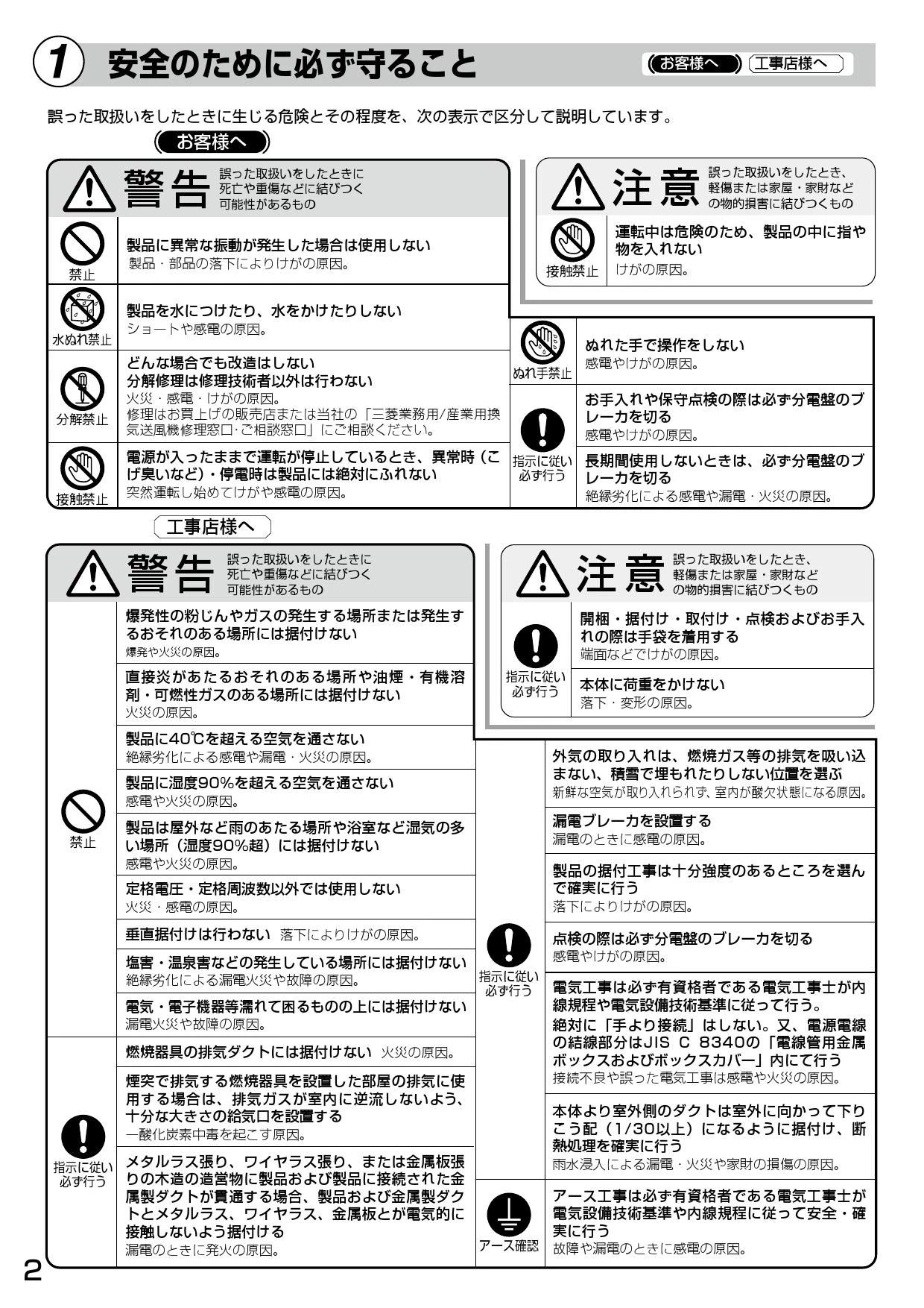 三菱電機 BFS-30WSU2 取扱説明書 施工説明書 納入仕様図|三菱 三菱電機 BFS-30WSU2 取扱説明書 施工説明書 納入仕様図|三菱