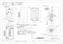三菱電機 C90-YC 取扱説明書 施工説明書 納入仕様図 天井扇 納入仕様図2