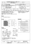 三菱電機 EFG-35KSB2-W 取扱説明書 施工説明書 納入仕様図 業務用有圧換気扇 店舗用排気専用格子タイプ 納入仕様図1