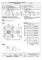 三菱電機 EWG-60FTA40A2 取扱説明書 施工説明書 納入仕様図 産業用有圧換気扇 低騒音形排気専用 三相 納入仕様図1