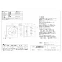三菱電機 EX-20EX10-C 取扱説明書 商品図面 標準換気扇 クリーンコンパック インテリアタイプ 電気式 20cm 商品図面1