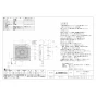 三菱電機 EX-20RK10-C 取扱説明書 商品図面 標準換気扇 クリーンコンパック 格子タイプ 連動式・給排式 20cm 商品図面1