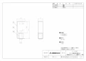 三菱電機 P-01BK 施工説明書 納入仕様図 防振吊金具 納入仕様図1