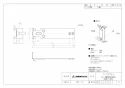 三菱電機 P-08TK3 納入仕様図 鋼板製天吊金具 納入仕様図1