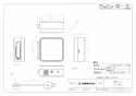 三菱電機 P-09RC 取扱説明書 施工説明書 納入仕様図 環境センサー 納入仕様図1