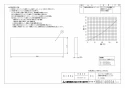 三菱電機 P-120QF3 商品図面 交換用外気清浄(除じん)フィルター 商品図面1