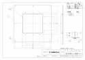 三菱電機 P-150TSPNK 施工説明書 納入仕様図 取替天井隙間ﾊﾟﾈﾙ 納入仕様図1